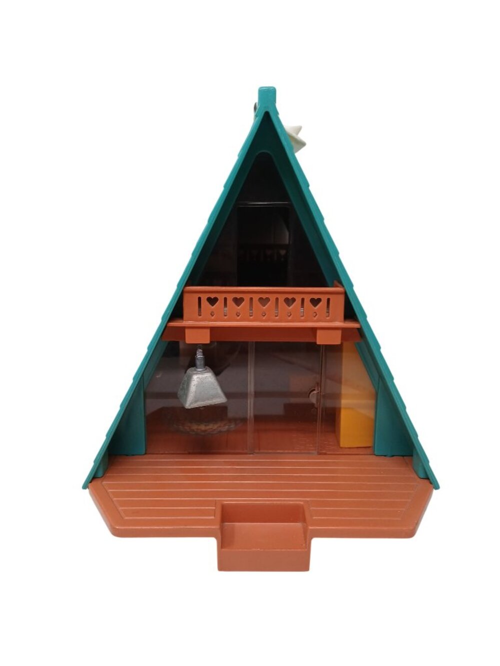 Vintage Fisher Price Little People Play Family A Frame House 1970s 990 #1-1